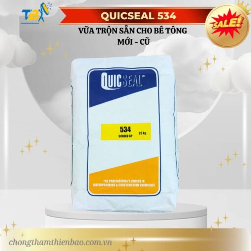 Quicseal 534 - Vữa Sửa Chữa Trộn Sẵn